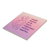 Welpe Straße zur Erleuchtung Fliese (Seite)