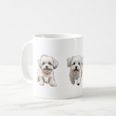 Welpe-süße Tier Kaffeetasse (Vorderseite Links)