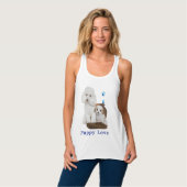 Welpe Tank Top (Vorderseite Vollansicht)