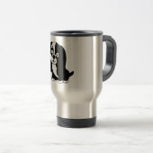 Welpe Travel Mug Reisebecher (VorderseiteRechts)