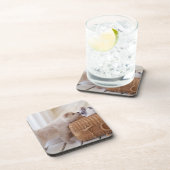 Welpe und Kaninchen Untersetzer (Rechte Seite)