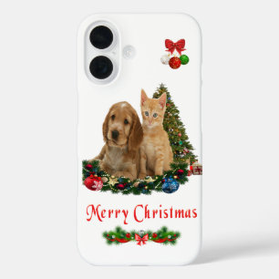 Welpe und Kätzchen  iPhone 16 Hülle