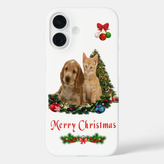 Welpe und Kätzchen  Case-Mate iPhone Hülle (Rückseite)