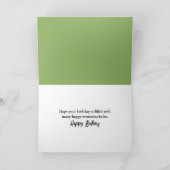 Welpe und Kitten zum Geburtstag Karte (Innenseite)