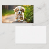 Welpe Visitenkarte (Vorne/Hinten)