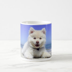 Welpe-White-Coffee-Tasse Kaffeetasse