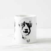 Welpe X Liebe 1 Kaffeetasse (Mittel)
