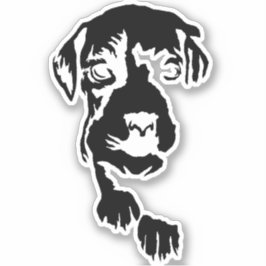 Welpe X Liebe 3 Aufkleber