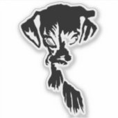 Welpe X Liebe 3 Aufkleber (Vorderseite)