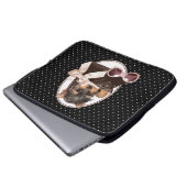 Welpe Yorkshires Terrier Laptopschutzhülle (Vorne Knopf)