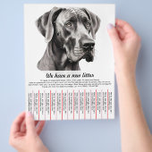 Welpe zum Verkauf Flyer Vorlagen (Hand)