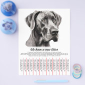 Welpe zum Verkauf Flyer Vorlagen (Einzeln)