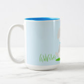 Welpe Zweifarbige Tasse (Links)