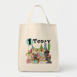 Welpen 1st Birthday Bash Tshirts und Geschenke Tragetasche
