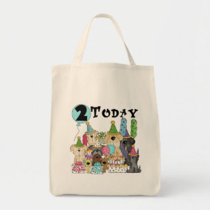 Welpen 2. Geburtstag Bash Hemden und Geschenke Tragetasche