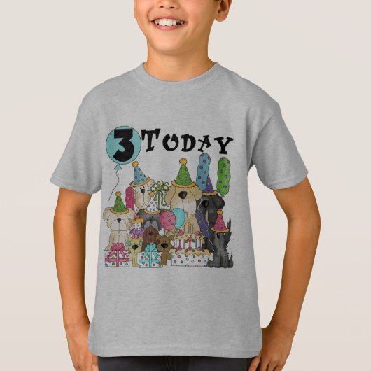 Welpen 3. Geburtstag Bash Tshirts und Geschenke (Vorderseite)