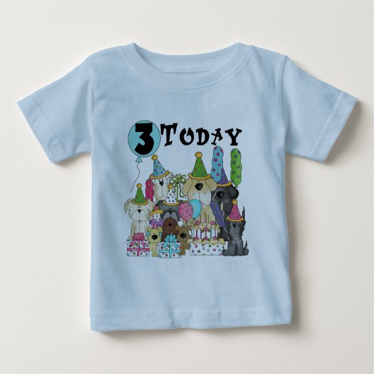 Welpen 3. Geburtstag Bash Tshirts und Geschenke (Vorderseite)