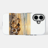 Welpen am Strand Handyhülle Case-Mate iPhone Hülle (Rückseite (Horizontal))