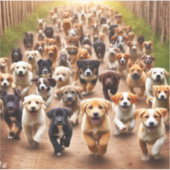 Welpen Aufkleber (Vorderseite)