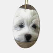 Welpen-Augen Keramikornament (Links)