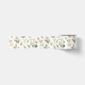 Welpen-Blumenmuster Satinband (Vorderseite)