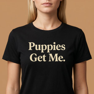 Welpen bringen mich zum Lächeln T-Shirt