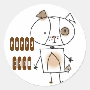Welpen-Chow-Chow Aufkleber