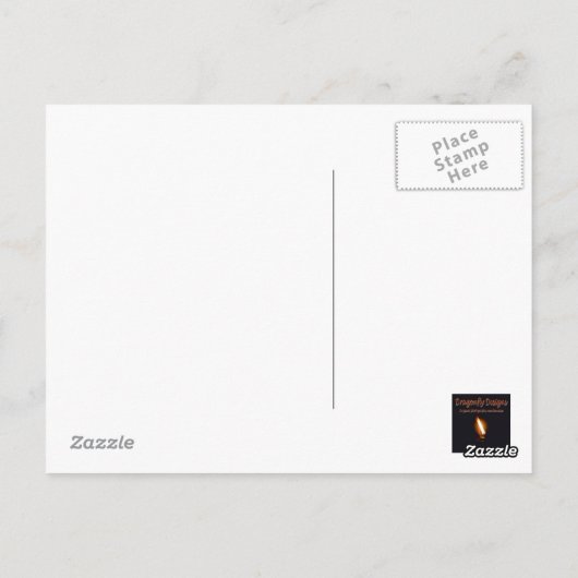 Welpen-Chow-Chow Rezept Postkarte (Rückseite)