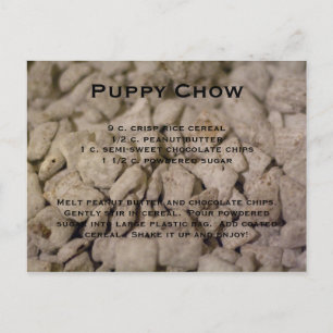 Welpen-Chow-Chow Rezept Postkarte