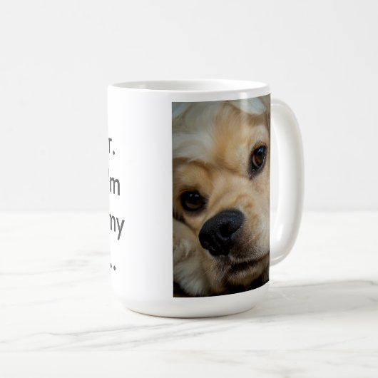 Welpen-Diva Kaffeetasse (VorderseiteRechts)