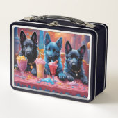 Welpen, Eiscreme Metall Brotdose (Vorderseite)