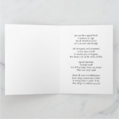 Welpen-Enkelin-Geburtstags-Karte Karte (Innenseite)