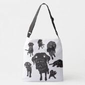 Welpen-Erbauer-Leichensack Tragetaschen Mit Langen Trägern (Rückseite)