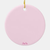 Welpen Erster Niedlicher Hund schwarz und braun Keramik Ornament (Hinten)