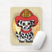 Welpen-Feuerwehrmann Mousepad (Mit Mouse)