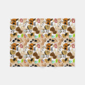 Welpen Fleecedecke (Vorderseite (Horizontal))