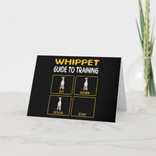 Welpen-Führer für das Training von Hundegehorsam Dankeskarte