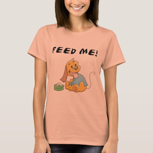 Welpen Füttere Mich T-Shirts und Geschenke (Vorderseite)