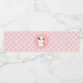 Welpen-Geburtstagsflaschen-Etiketten für Wasserfla Wasserflaschenetikett (Einzelnes Label)