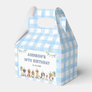 Welpen-Geburtstagsparty für alle Pfoten-Tiere Geschenkschachtel