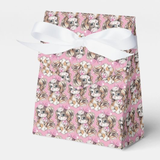 Welpen Gefallen Boxen Geschenkschachtel (Vorderseite)