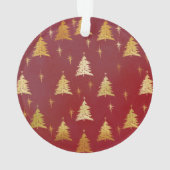 Welpen Hund Erster Weihnachtsmann Foto Roter Baum Ornament (Rückseite)