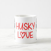Welpen Hund Lover Niedlichen sibirischen Husky Kaffeetasse (Mittel)