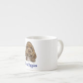 Welpen Hunde Espressotasse (Vorderseite Rechts)