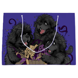 Welpen-Hunde in Neufundland - Eröffnung Große Geschenktüte