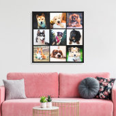 Welpen Hunde Instagram Fotos Leinwanddruck (Insitu (Wohnzimmer))