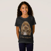Welpen Hunde T-Shirt (Vorne ganz)