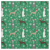 Welpen-Hunde Weihnachten Stoff (Muster)