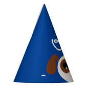 Welpen-Hundeniedliches buntes 1. Partyhütchen (Links)