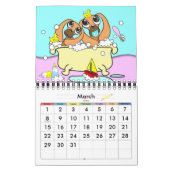 Welpen im Bathtub-Kalender Kalender (Mär 2026)